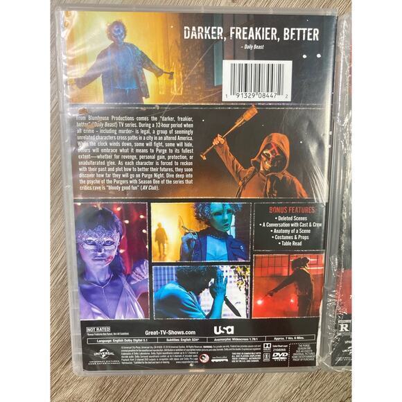 The Purge: Season One & 4-Movie Collection DVD‎ Horror Thriller Set DVD DVDs - Picture 7 of 10